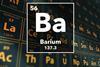 Periodic table of the elements – 56 – Barium