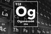 Periodic table of the elements – 118 – Oganesson