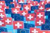 Swiss and EU flags