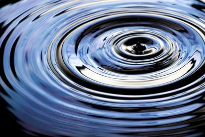 Ripples in water